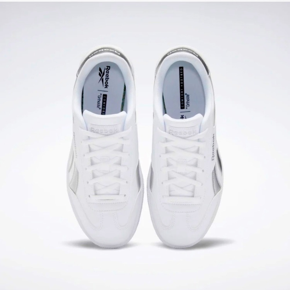 NIB Reebok Smash Edge Women’s Sneaker White and Silver 36